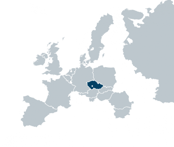 Map of customers in EU 